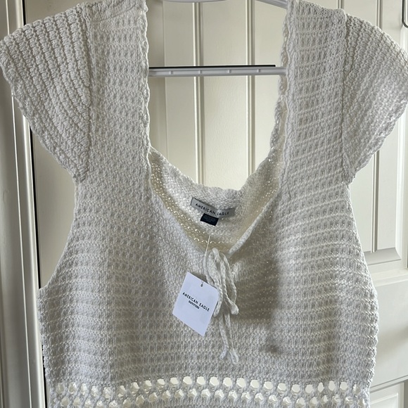 White crochet summer dress-A&E - Picture 2 of 4